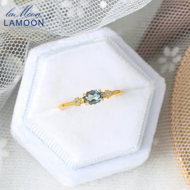 Blue Topaz Vintage Ring