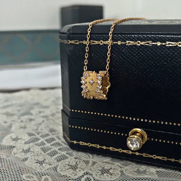 Cubic Zirconia Chain Pendant