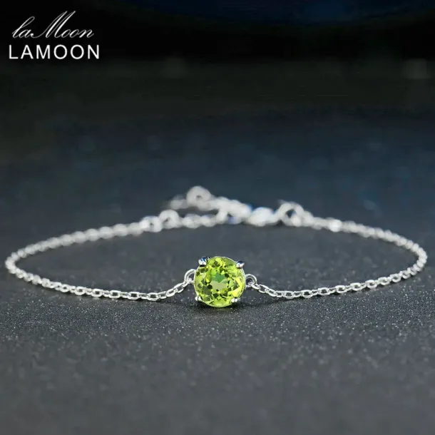Peridot Charm Bracelet