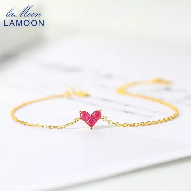 Corundum Heart Bracelet