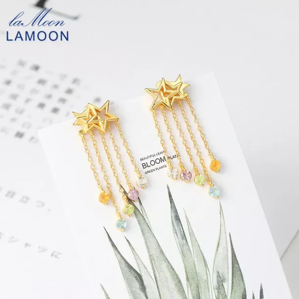 Starry Tassel Earrings