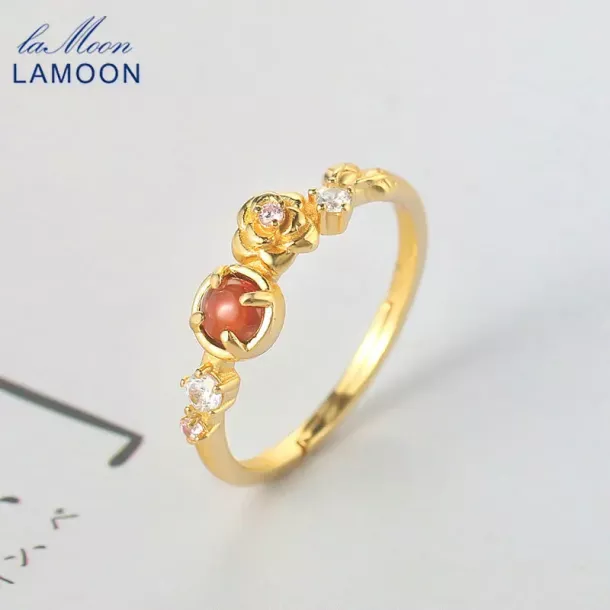 Garnet Rose Ring