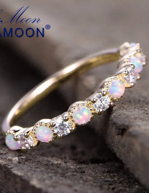 Opal Engagement Ring