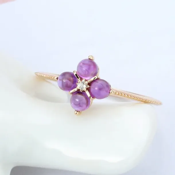 Amethyst Grape Ring