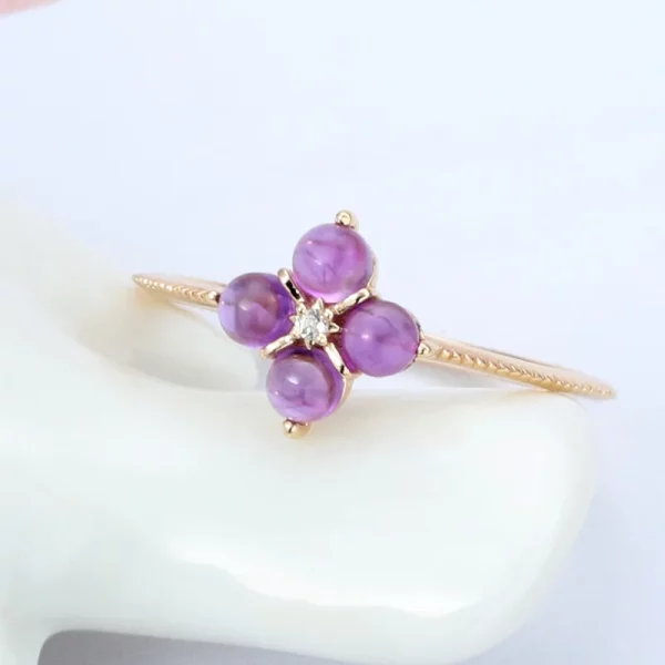 Amethyst Grape Ring