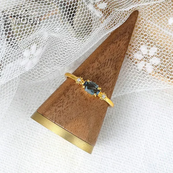Blue Topaz Ring