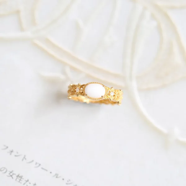 White Coral Ring