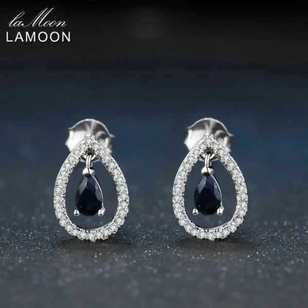 Blue Sapphire Stud Earrings