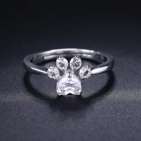 Silver Paw Ring