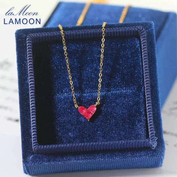 Corundum Heart Pendant